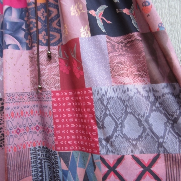 Unbrand Women's XXL Maxi Skirts Colorblack Elastic waistband drawstring Beach - Picture 3 of 12